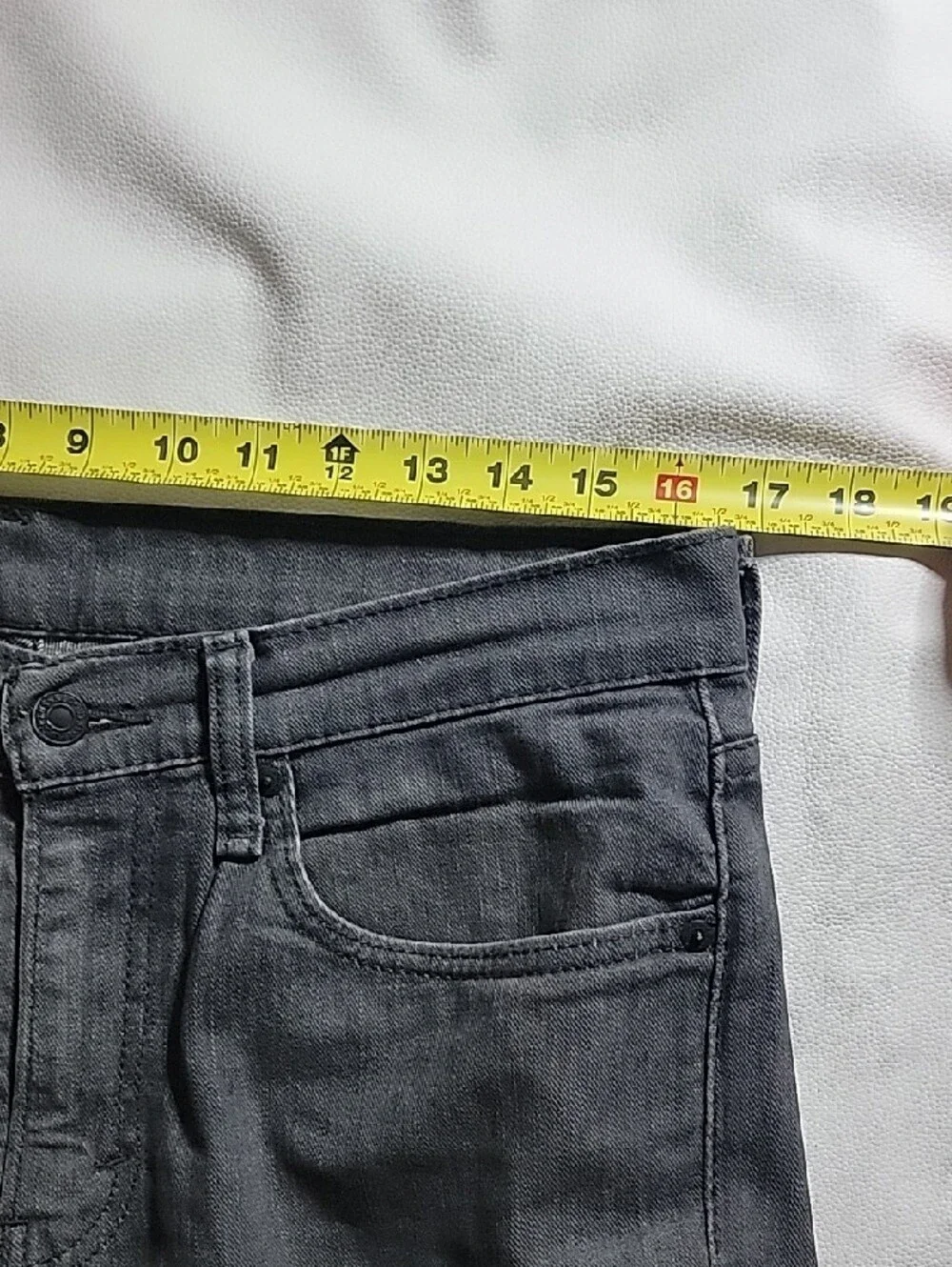 Levi's 511 Slim Fit Jeans Faded Black Grey Wash Men's 34x30